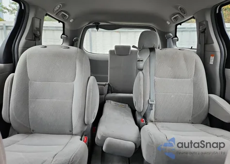 2017 Toyota Sienna Le из США, поврежденный, VIN 5TDKZ3DCXHS891511